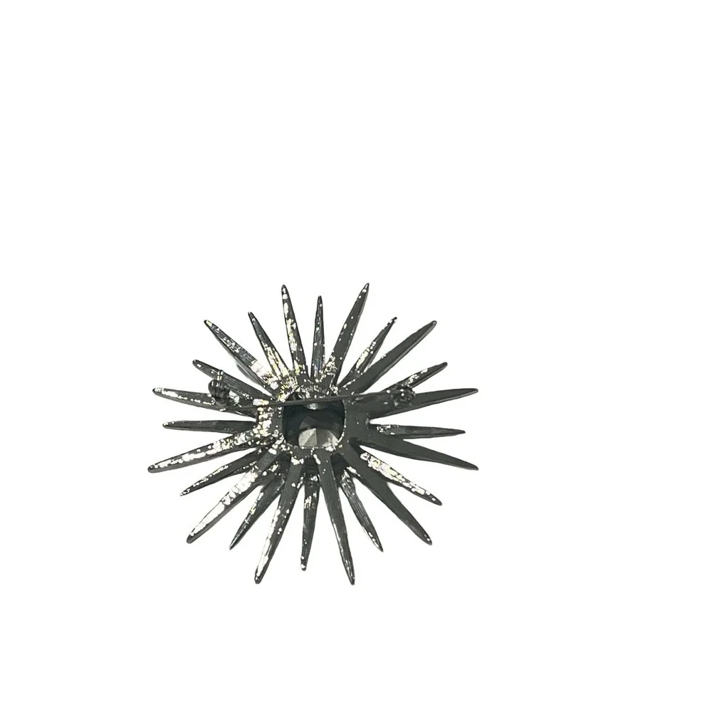 New Kenneth Jay‎ Lane KJL Signed Starburst Brooch Pin